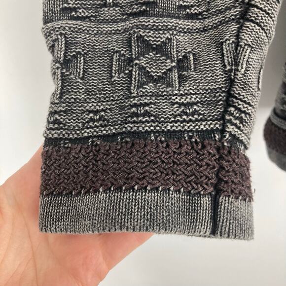 Carbon2Cobalt Aztec Western Textured Gray Hoodie Men’s XL Ranch Rodeo - Picture 3 of 11